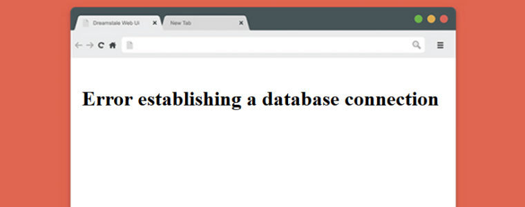 error establishing database connection