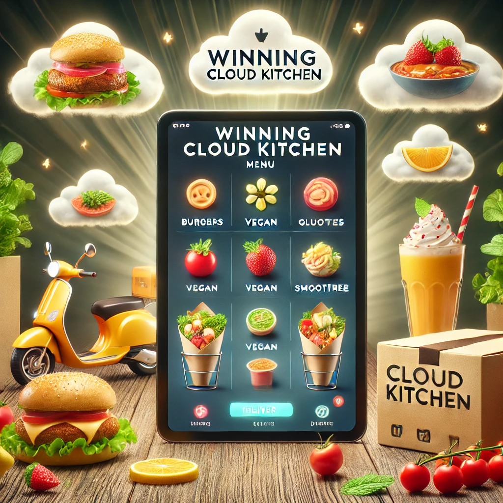 menu creation cloud kitchen